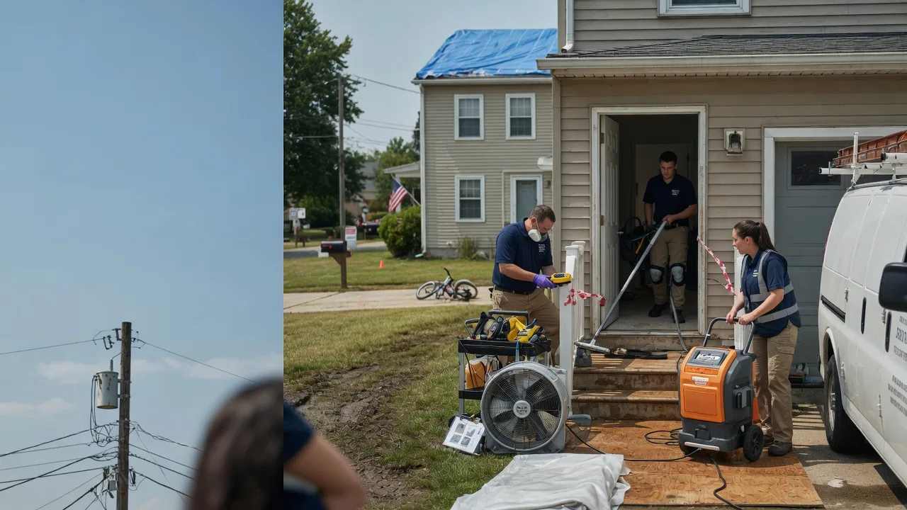 Water Damage Repair in Eckerty, IN near me